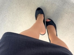 Maitresse Madelines solo foot fetish POV