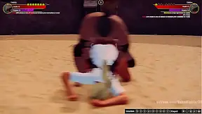 Felicity Battles Julius Naked in Steamy Hentai Showdown – NakeFighter3D