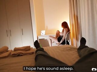 Stepmom Movie scene Call Turns Into Secret Creampie Screw