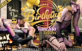 And She Takes up a Cartridge. Birthday Bukkake. Part2 Vanessabitchx Pctrvprod91