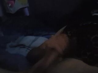 Trans enjoying her lonely night
