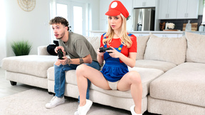 Mario bros parody with teen stepsister