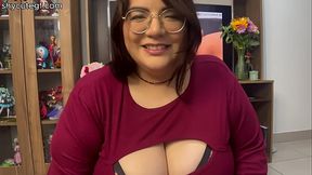 BBW Milf Isabelle Myers Strokes And Plays With Step-Son'_s Dick Preview