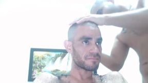 Latino Guy Gets His Head Shaved