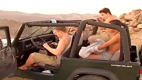 Jeep Boys Gay Teen 18+ Sex Blow Of The Breakdown