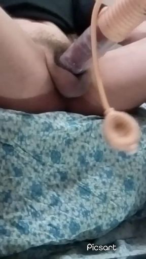 Pompa dildo big cock