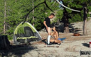 I filmed my friend's sweet girlfriend riding his dick in the forest - Naked Girls
