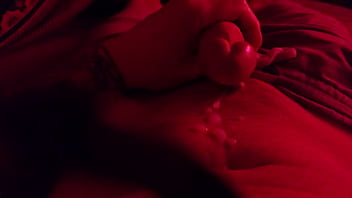 Slow motion handjob my nice cock and some cum