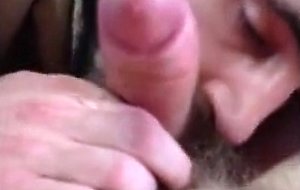 Friend blows me and I cum in his mouth