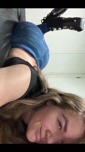Would You Help Me Take off These Jeggings and Then Spank Me?