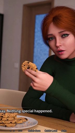 Perfect Package 2 - Luna Shaking Her Big Dick in Her Bed - Shemale