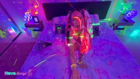 Selina Brings Wild Rave Energy Into A Heated Late Night Hookup!