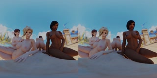 Group fun with Brigitte