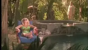 Superb blonde GF licks her gripping cunt and makes her old lesbian friend cream