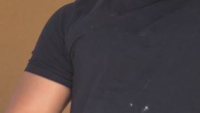 Giant 8ft gymbro wants his macros so he makes you his little prey