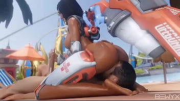 Pharah Face sits Anon'_s