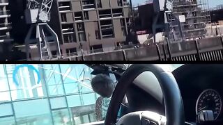 Public Pickup - Older Woman Pov Blowjob & Riding in Parking Lot