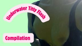 Underwater Tit Flash Compilation