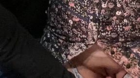 Stranger's Hand Under My Skirt. He Touched Pussy in Subbay