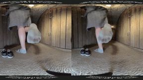 VR180 - Under A Teen's Dirty Socks In The Cellar