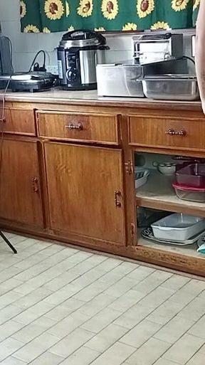 Silly F*** Buddies Making Salad in the Kitchen