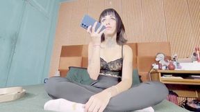 SMELL MY FARTS DEEPLY WITH YOUR TAPED MOUTH - - BY ARIEL -- CLIP 1