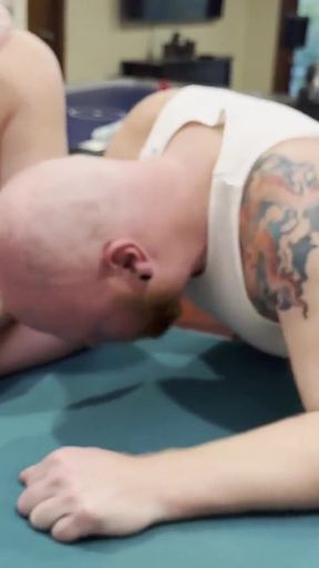 Poker Night turns into huge bear orgy   Clip 2
