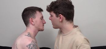Twink Ethan Tate grabbed his titanic cock and aimed f