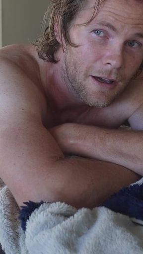 Massage Bed Glory Hole Blowjob &amp; Facial   Clip 2