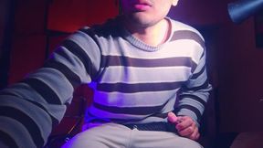 Sexy Gentleman Number One with Gloves - Mora Blue - Masturbation to the End