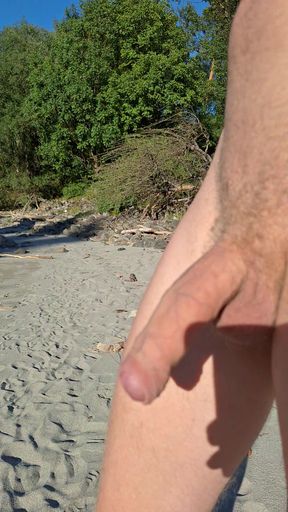 On the beach in Austria Friends holiday every day