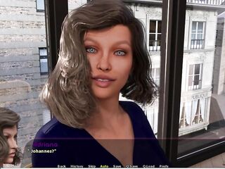 Haley Story #17 - Haley and johannes looked after Adriana's abode...Johannes banged Haley on the dinner table