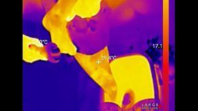 Feet Soles Get Ground, Buffed and Lubed Until Theyre Glossy-Fuckable THERMAL POV (4K Landscape)