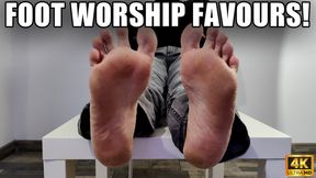 Foot Worship Favours - 4k UHD 2160p - KingMarti