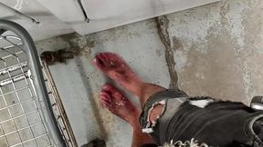 8-24-2025 Spit On Me Sunday: Spit Feet In Laundromat