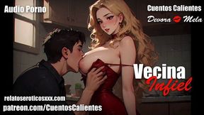 With The Neighbor In The Kitchen While My Husband Snores On The Couch [roleplay] [cheating Married] [teaser] [patreon Full Audio]