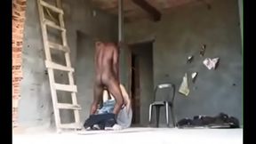 Perfect man lets me cum on his body after rough bareback sex in public
