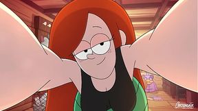 Redheaded Wendy takes a huge cock in her cartoon parody