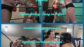 Topless Boxing Sassy vs Peyton wmv