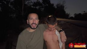 Hung Papi Public Fucking Uncut Twink Fucks Bareback