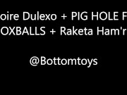 Je rempli le cul avec le PIG HOLE FF de Jlube et me gode hard (Bottomtoys)