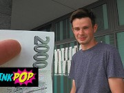 TWINKPOP - Nice Fellow Offers A Stranger Money For A Sneak Peak Of His Dick