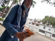 CUMPLIENDO EL RETO DE ACTIVAR MI VIBRADOR EN UN TAXI