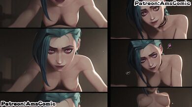 Arcane Hentai Comic Ep.002 - Big Tits Jinx Blow Job Hand Job hentai by amscomic