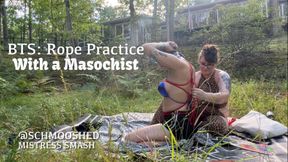 BTS: Rope Practice with a Masochist