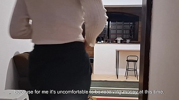 She didn't pay the rent and had to have sex with the collector to avoid being evicted