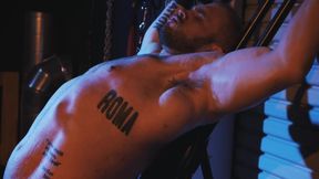 Master Devin Franco Masturbates Davin Strong Cock After Flogging