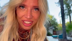 my pov with tattoed blonde babe kitt jones