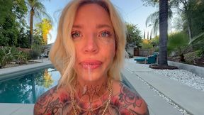 my pov with tattoed blonde babe kitt jones