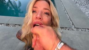 my pov with tattoed blonde babe kitt jones